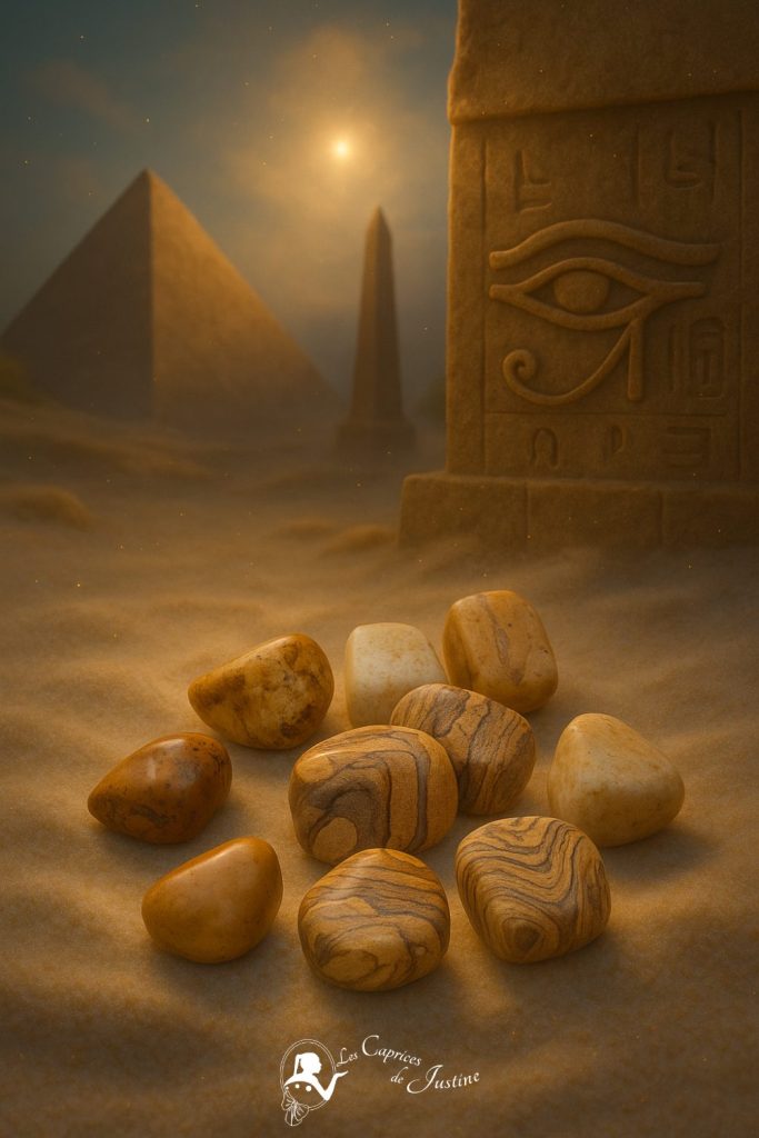 Jaspe Paysage Egypte