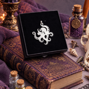 Pendentif "Kraken de la Baie de Morts & Fiers" - Acier inoxydable